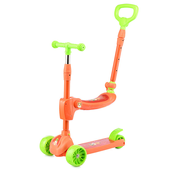 Самокат U066848Y оранжевый, в коробке Самокат U066848Y оранжевый, в коробке