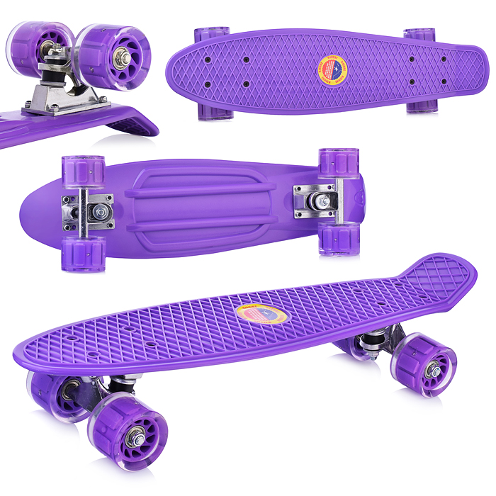 Фото к товару Скейт детский 3142, 55 см, колесо PU со светом Скейт детский 3142, 55 см, колесо PU со светом