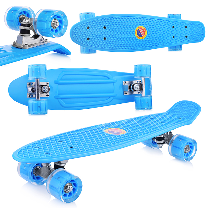 Фото к товару Скейт детский 3142, 55 см, колесо PU со светом Скейт детский 3142, 55 см, колесо PU со светом