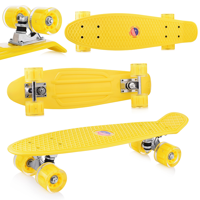 Фото к товару Скейт детский 3142, 55 см, колесо PU со светом Скейт детский 3142, 55 см, колесо PU со светом