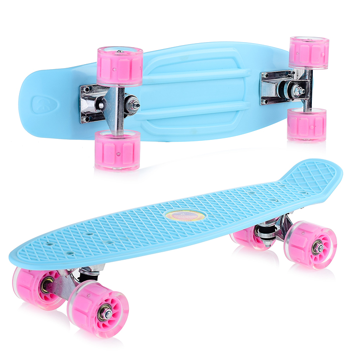 Фото к товару Скейт детский 3142, 55 см, колесо PU со светом Скейт детский 3142, 55 см, колесо PU со светом