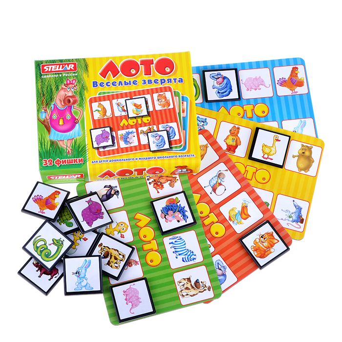 Лото "Веселые зверята"