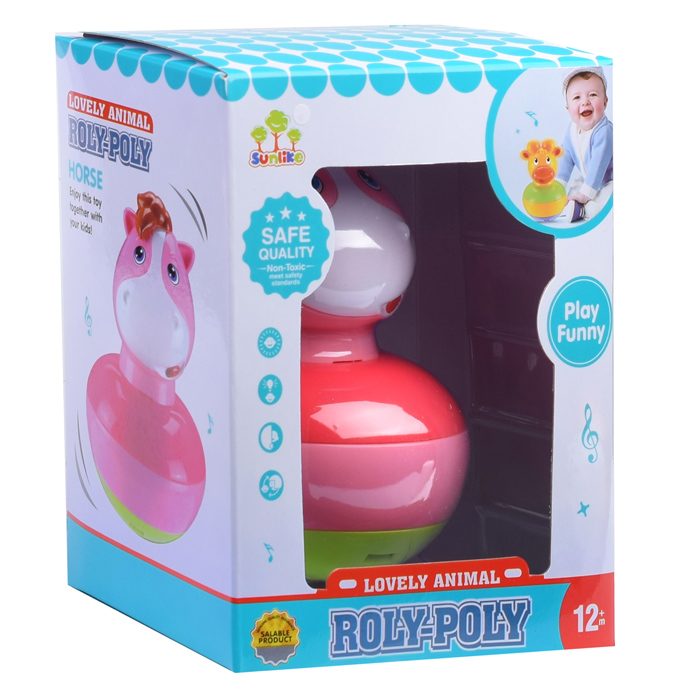 Фото к товару Неваляшка SL83003 "Лошадка" в коробке Неваляшка SL83003 "Лошадка" в коробке