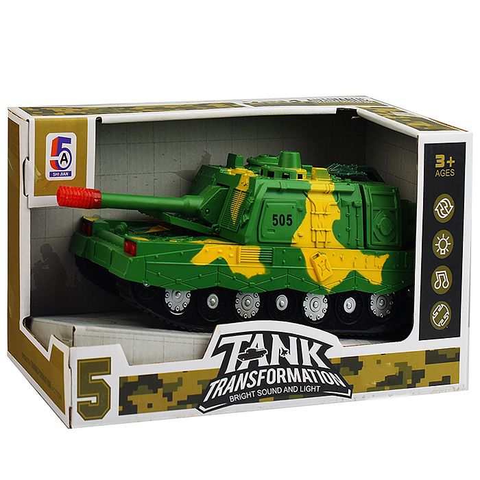 Фото к товару Танк 2021-422D на батарейках, в коробке Танк 2021-422D на батарейках, в коробке