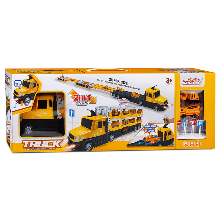 Фото к товару Машина-Трек 660-S33 "Truck" желтая, в коробке Машина-Трек 660-S33 "Truck" желтая, в коробке