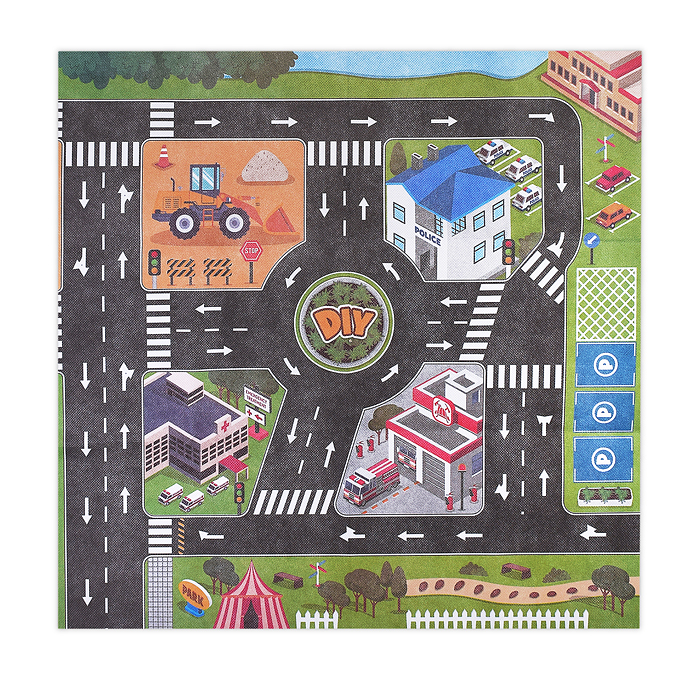 Фото к товару Игровой набор P508 "Паркинг" (96 дет.) розовый, в коробке Игровой набор P508 "Паркинг" (96 дет.) розовый, в коробке