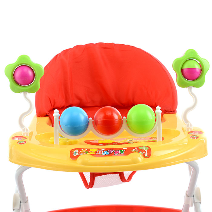 Фото к товару Ходунки 902-C-4 "Шарики с цветочками" с погремушками и шарами (оранжевый) в пакете Ходунки 902-C-4 "Шарики с цветочками" с погремушками и шарами (оранжевый) в пакете