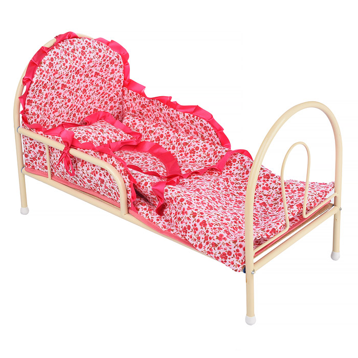 Фото к товару Кроватка кукольная "Люкс" Кроватка кукольная "Люкс"