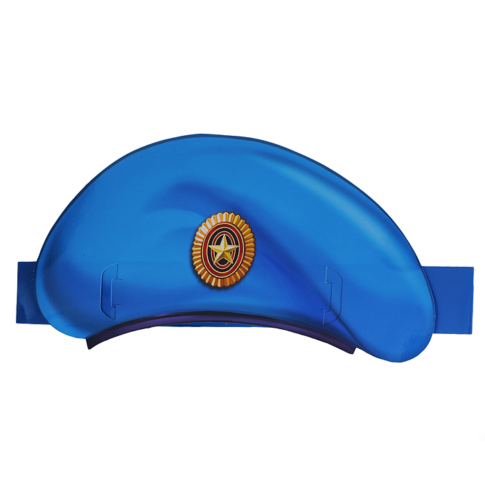 Головной убор "Фуражка" (Воздушно-десантные войска) картон Головной убор "Фуражка" (Воздушно-десантные войска) картон