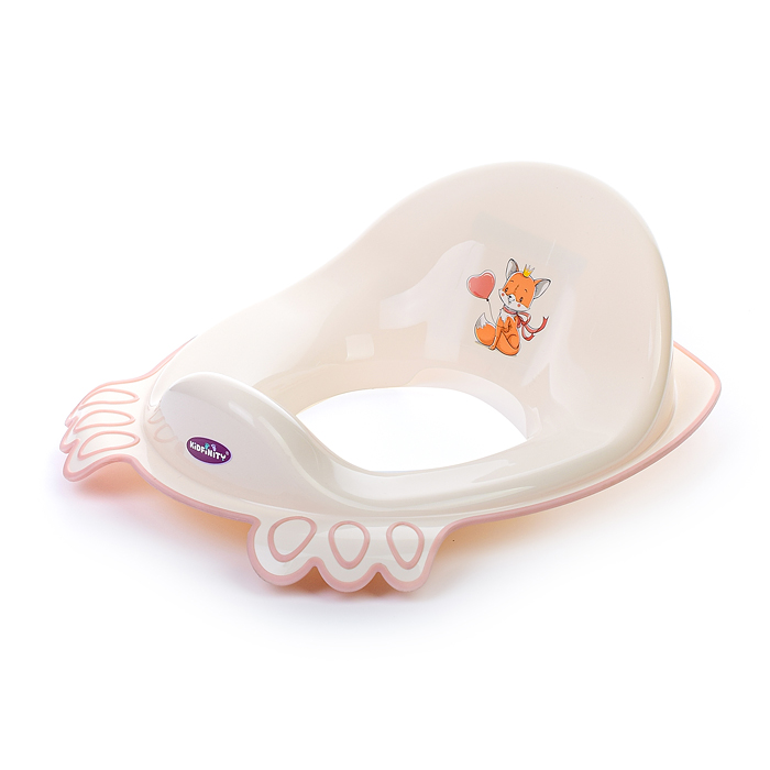 Накладка детская на унитаз с декором (Светло-розовый) Накладка детская на унитаз с декором (Светло-розовый)