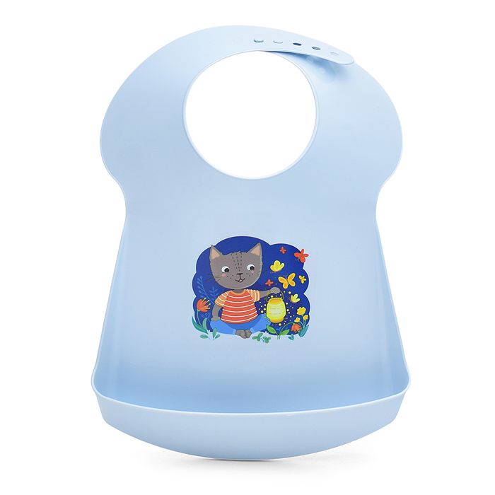 Нагрудник детский 345х240х52мм (Светло-голубой ) Нагрудник детский 345х240х52мм (Светло-голубой )