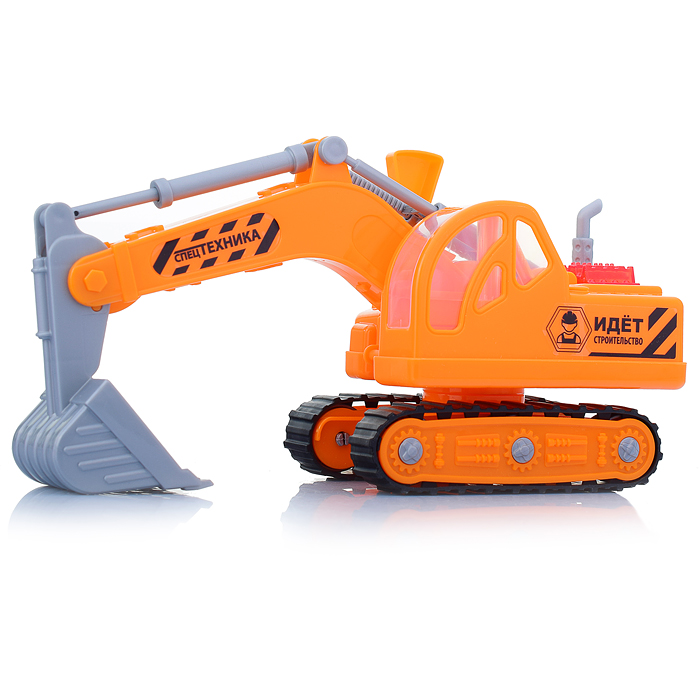 Фото к товару Гусеничный экскаватор "Профи" (в сеточке) Гусеничный экскаватор "Профи" (в сеточке)