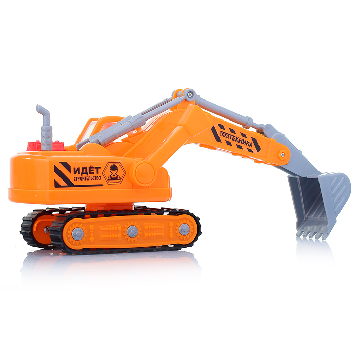 Фото к товару Гусеничный экскаватор "Профи" (в сеточке) Гусеничный экскаватор "Профи" (в сеточке)