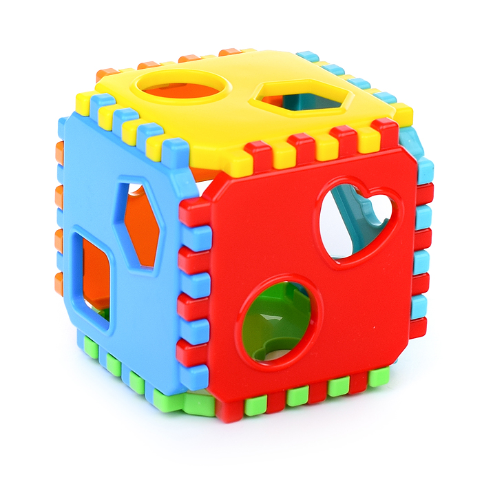 Игрушка развивающая "Куб" (в сеточке)