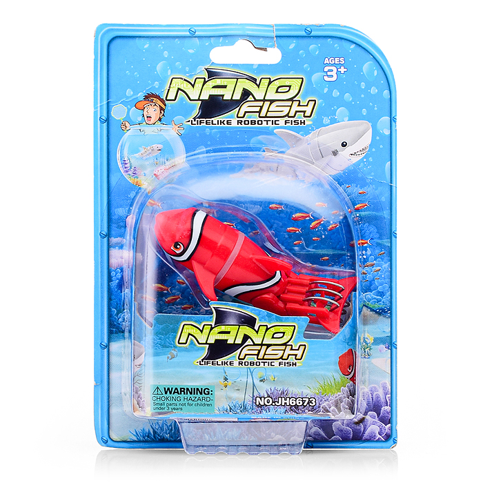 Фото к товару Рыбка JH6673 на батарейках, на листе Рыбка JH6673 на батарейках, на листе