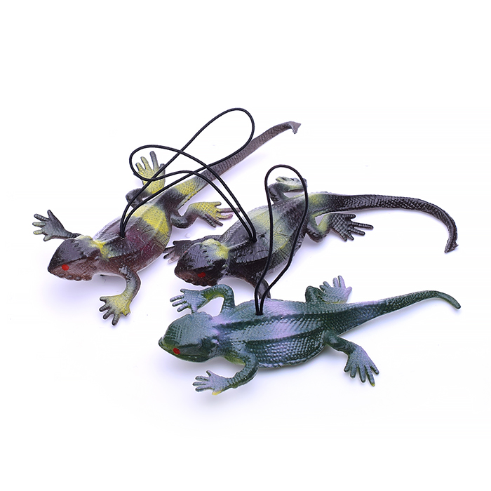 Ящерица 00-1426 на резинке, в пакете