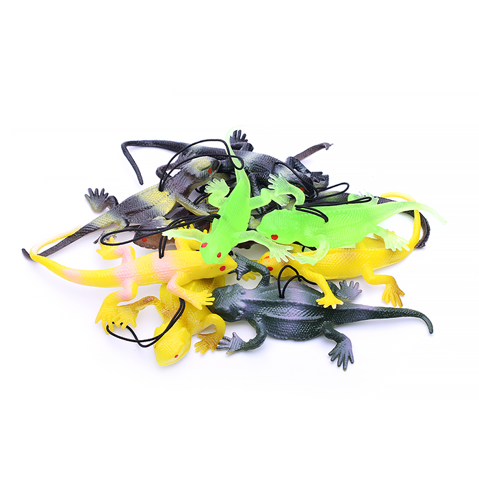 Ящерица 00-1426 на резинке, в пакете