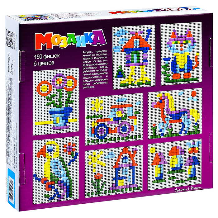 Фото к товару Мозаика (90+60)150 фишек Мозаика (90+60)150 фишек