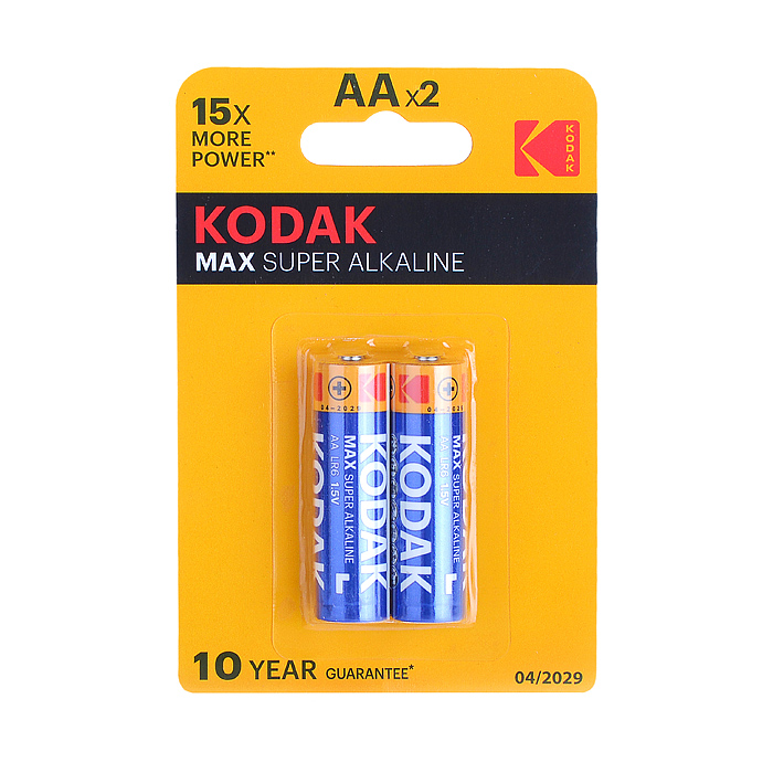 Батарейки алкалиновая Kodak Max LR6 BL2 Батарейки алкалиновая Kodak Max LR6 BL2