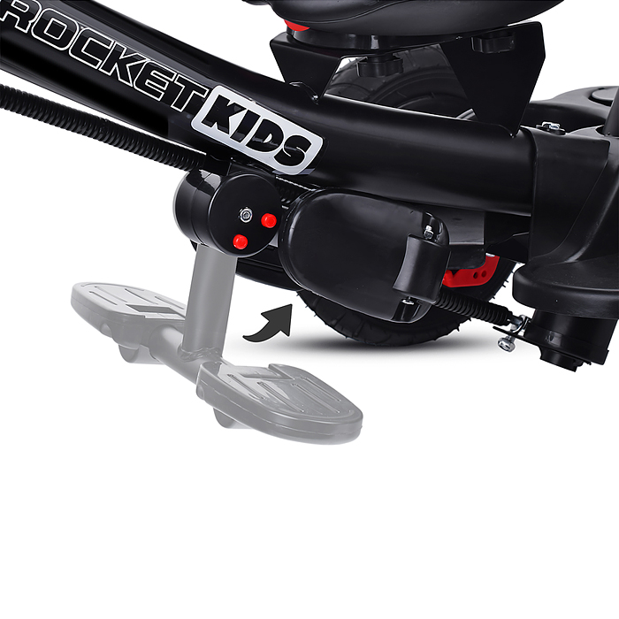 Фото к товару Велосипед 208-2 3-х колесный, серый Велосипед 208-2 3-х колесный, серый