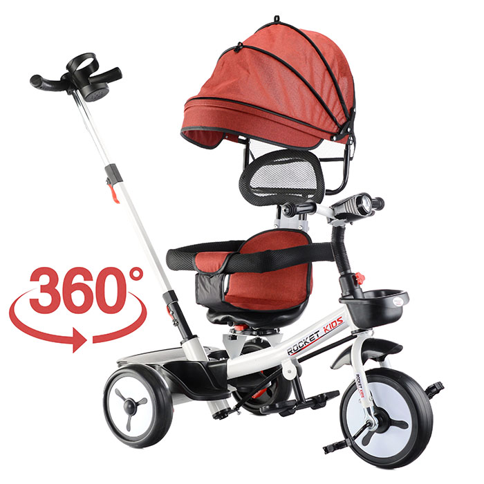 Фото к товару Велосипед 206 3-х колесный, красный Велосипед 206 3-х колесный, красный