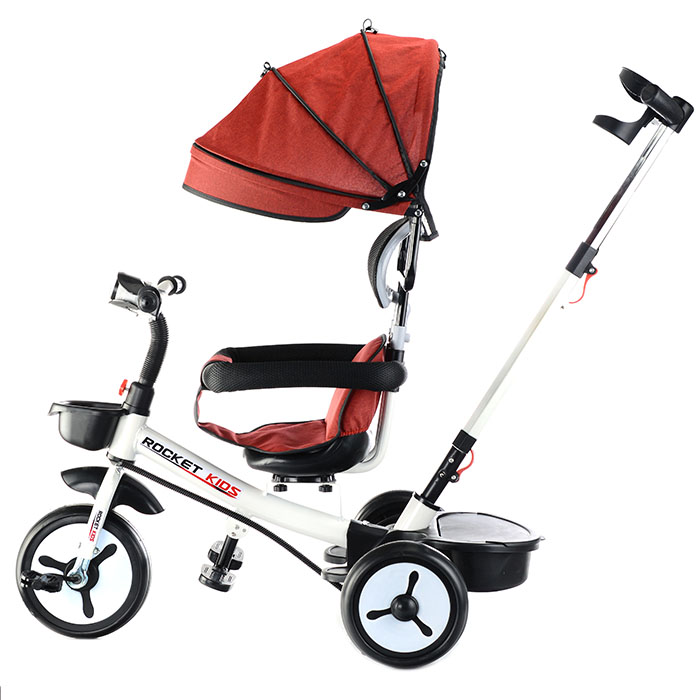 Фото к товару Велосипед 206 3-х колесный, красный Велосипед 206 3-х колесный, красный