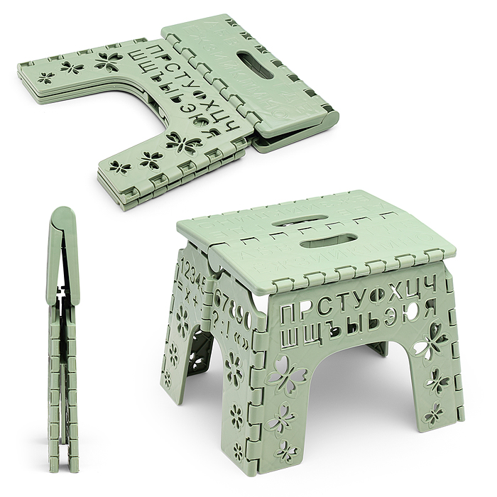Табурет детский "Алфавит" салатовый Табурет детский "Алфавит" салатовый