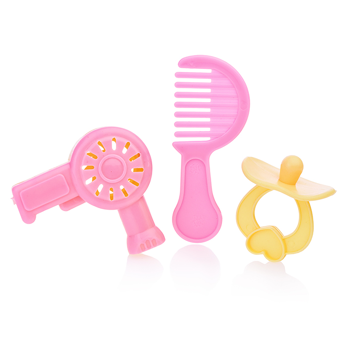 Пупс 6666-35 с аксессуарами, в сетке