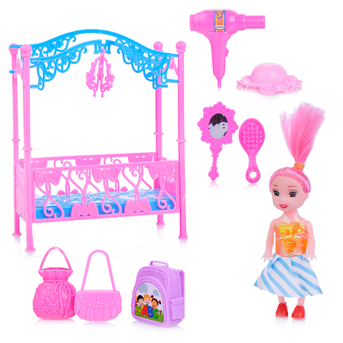 Кукла Y222-31 "Алёнка" с аксессуарами, в пакете Кукла Y222-31 "Алёнка" с аксессуарами, в пакете