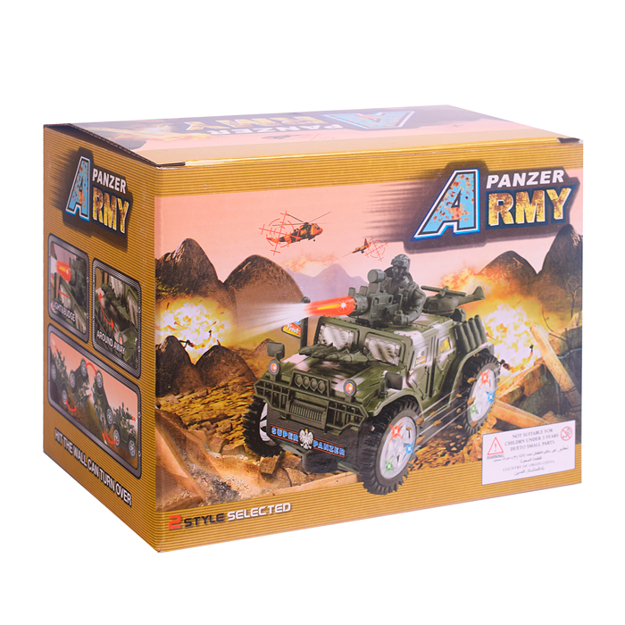 Фото к товару Машина 2051C "Танковая армия" на батарейках, в коробке Машина 2051C "Танковая армия" на батарейках, в коробке