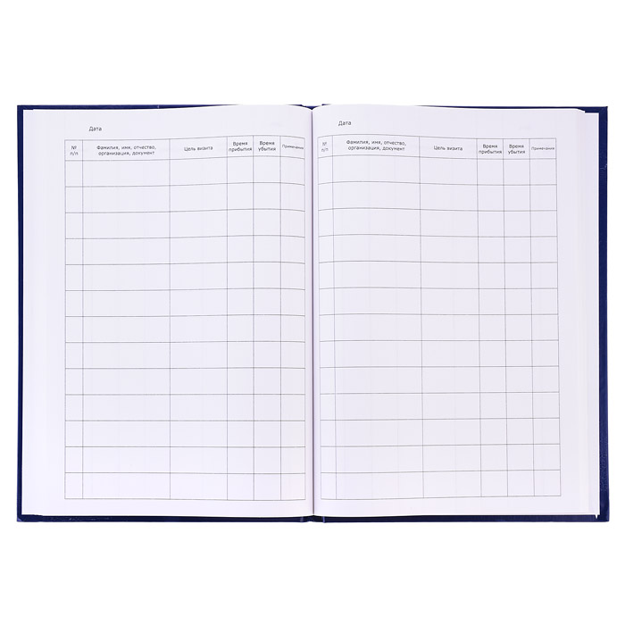 Фото к товару Книга регистрации посетителей A4, 96 л, офсет 55-60 г/м², 90% белизна, твердая обложка бумвинил + ти Книга регистрации посетителей A4, 96 л, офсет 55-60 г/м², 90% белизна, твердая обложка бумвинил + ти