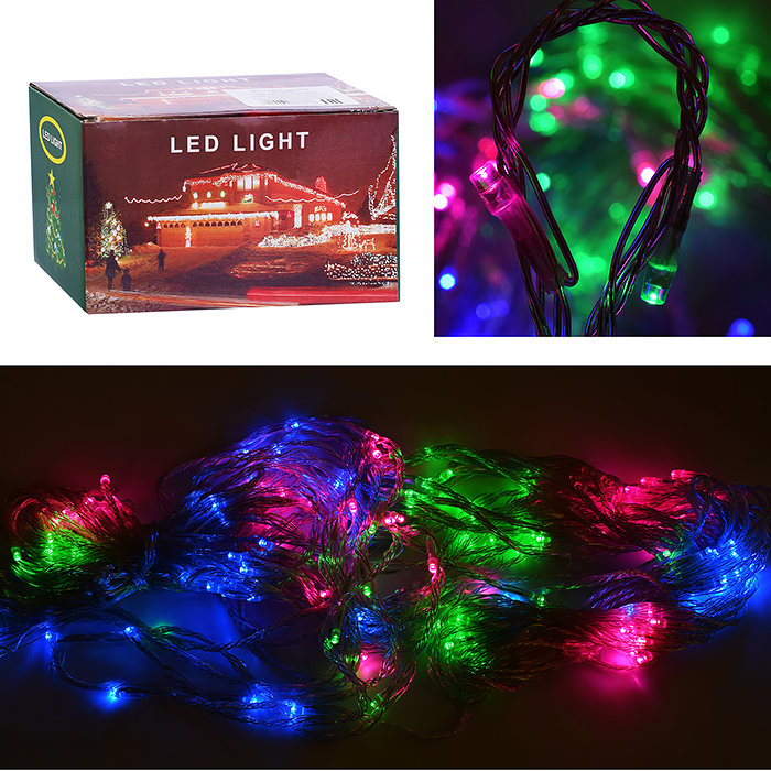 Электрогирлянда "Водопад" S1268-1, 1,5 * 2м., цветная Электрогирлянда "Водопад" S1268-1, 1,5 * 2м., цветная