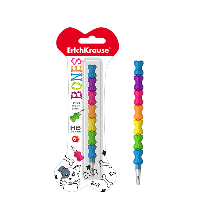 Карандаш сегментный 1.7 мм, НВ (в блистере по 1 шт.)