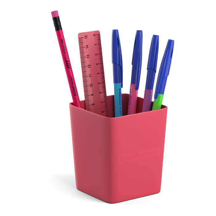 Набор настольный пластиковый ase, Bubble Gum, розовый Набор настольный пластиковый ase, Bubble Gum, розовый