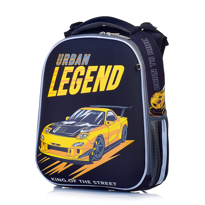 Рюкзак подрост. ERGONOMIC 2 URBAN LEGEND 17,5 л черн. 38х29х16 жестк. каркас 2 отд. молн.д/мальчиков Рюкзак подрост. ERGONOMIC 2 URBAN LEGEND 17,5 л черн. 38х29х16 жестк. каркас 2 отд. молн.д/мальчиков