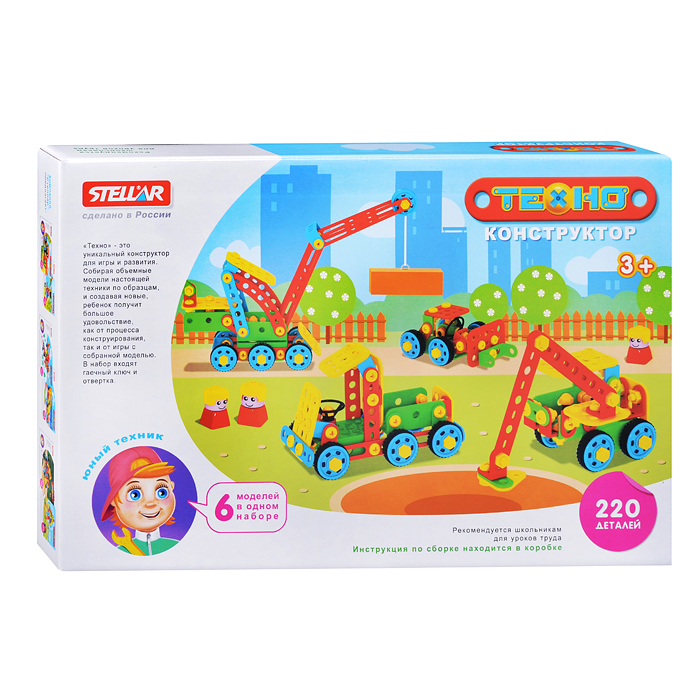 Конструктор Техно "Стройка" (220) Конструктор Техно "Стройка" (220)