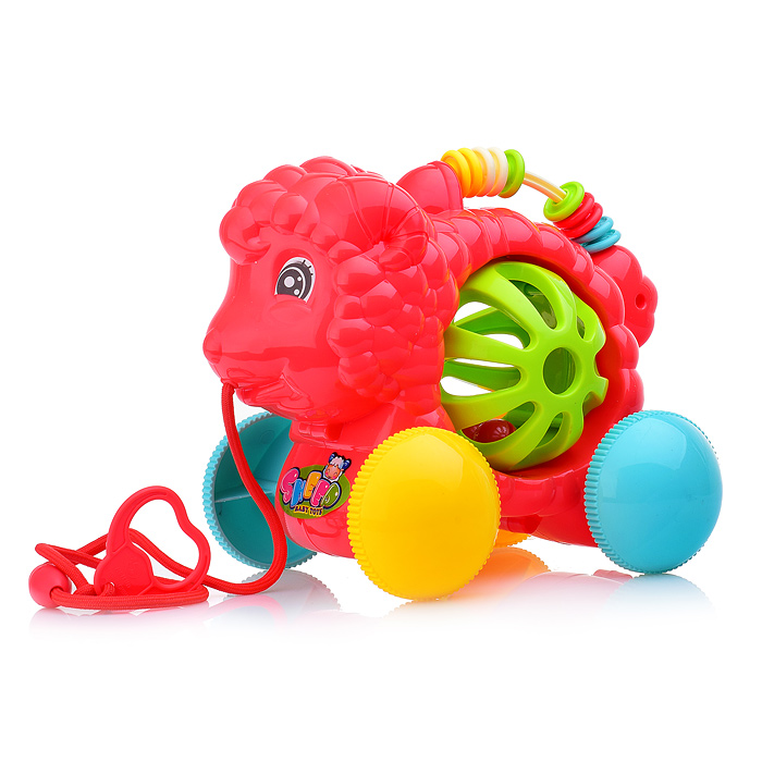 Каталка A0334-0337 "Животные" в ассортименте, в сетке