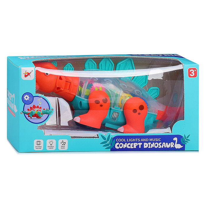 Фото к товару Динозавр 2005A/B на батарейках, в коробке Динозавр 2005A/B на батарейках, в коробке