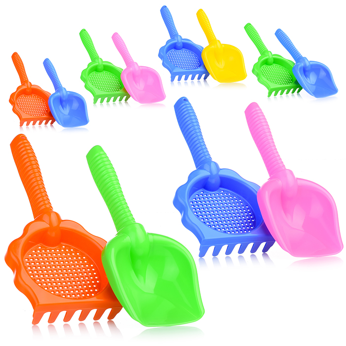 Песочный набор 2пр.(грабли-ситечко 25см, совок 26см) Песочный набор 2пр.(грабли-ситечко 25см, совок 26см)