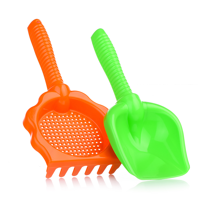 Фото к товару Песочный набор 2пр.(грабли-ситечко 25см, совок 26см) Песочный набор 2пр.(грабли-ситечко 25см, совок 26см)