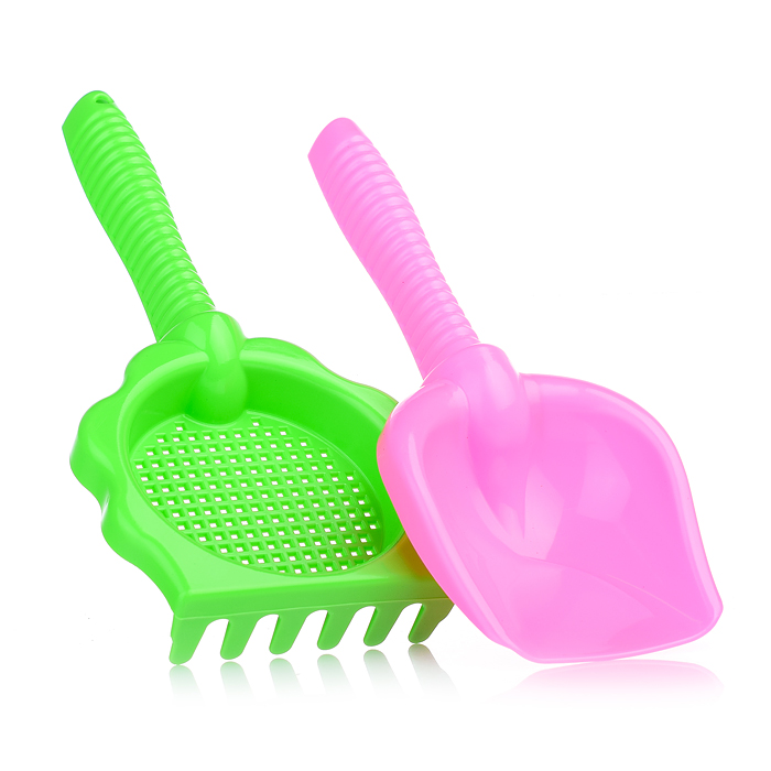 Фото к товару Песочный набор 2пр.(грабли-ситечко 25см, совок 26см) Песочный набор 2пр.(грабли-ситечко 25см, совок 26см)