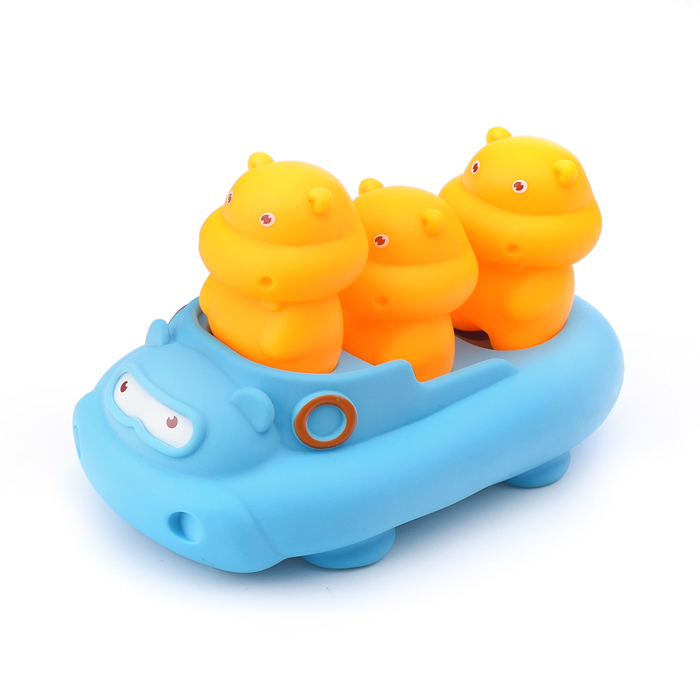 Фото к товару Игрушка для купания HE0288 "Бегемотики" в сетке Игрушка для купания HE0288 "Бегемотики" в сетке