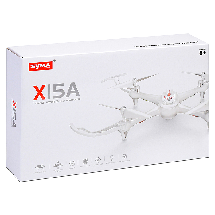 Фото к товару Квадрокоптер X15A "Fox" р/у, в коробке Квадрокоптер X15A "Fox" р/у, в коробке