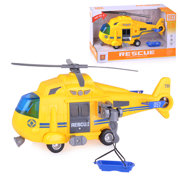 Вертолет WY750A "Спасатель" 1:16 (свет, звук) в коробке Вертолет WY750A "Спасатель" 1:16 (свет, звук) в коробке