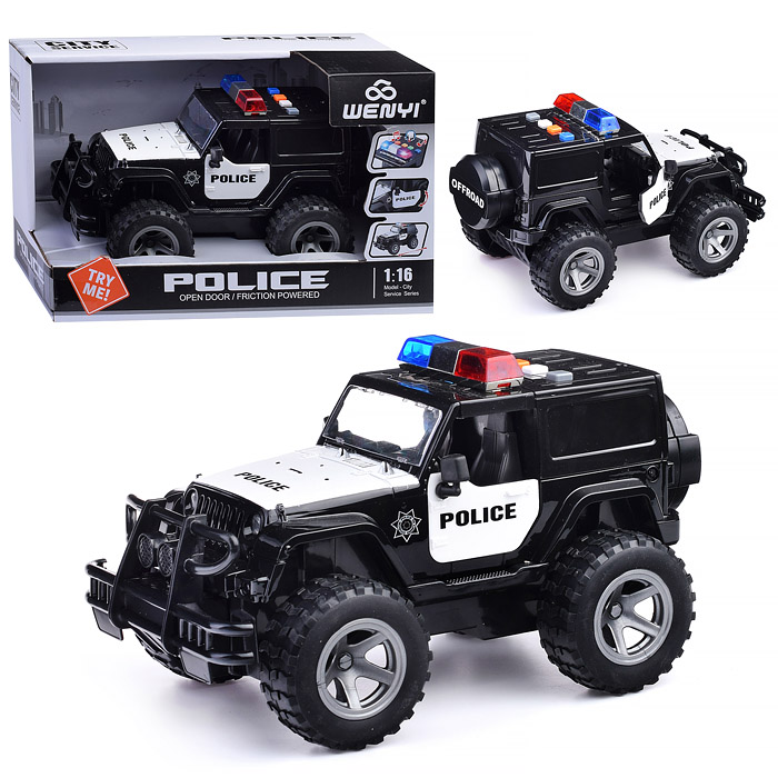 Машина WY392A "Полиция" 1:16 (свет, звук) в коробке Машина WY392A "Полиция" 1:16 (свет, звук) в коробке