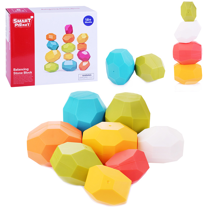 Конструктор S-Y039 "Камушки" (8 дет.) в коробке Конструктор S-Y039 "Камушки" (8 дет.) в коробке