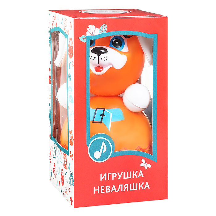 Фото к товару Неваляшка Собачка в худ. упаковке Неваляшка Собачка в худ. упаковке