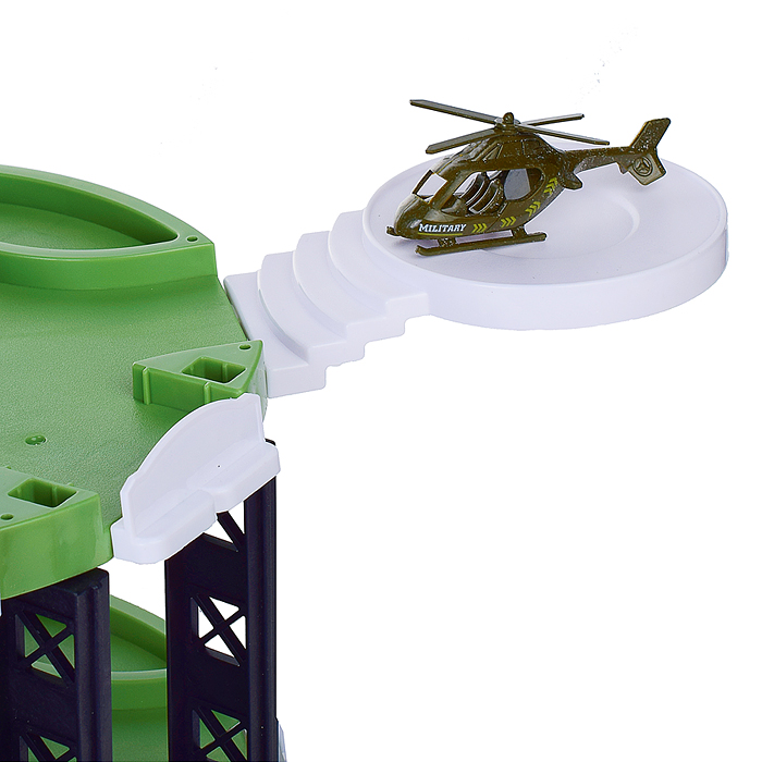 Фото к товару Парковка BBQ550-37B "Военный паркинг" в коробке Парковка BBQ550-37B "Военный паркинг" в коробке