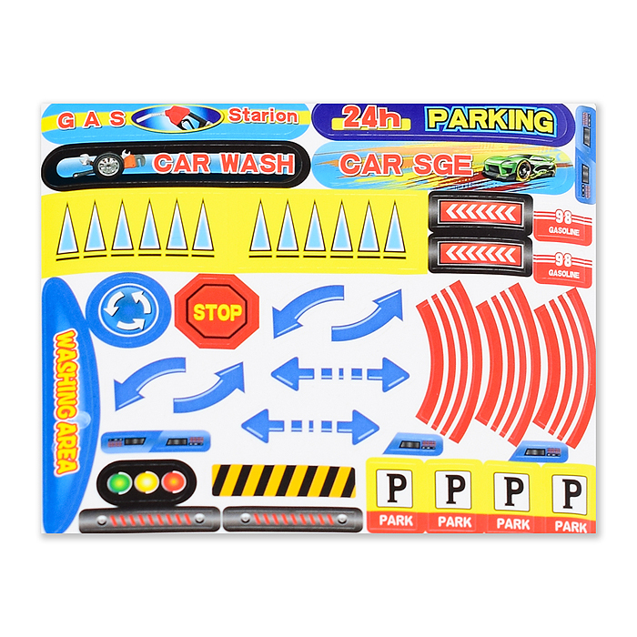 Фото к товару Парковка P3089 "Город" 79 дет., в коробке Парковка P3089 "Город" 79 дет., в коробке