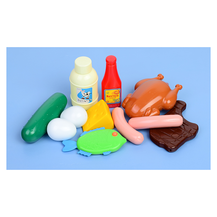 Фото к товару Холодильник с продуктами Холодильник с продуктами